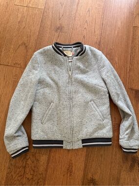 Ted Baker - Boucle bomber jacket with sherpa lining